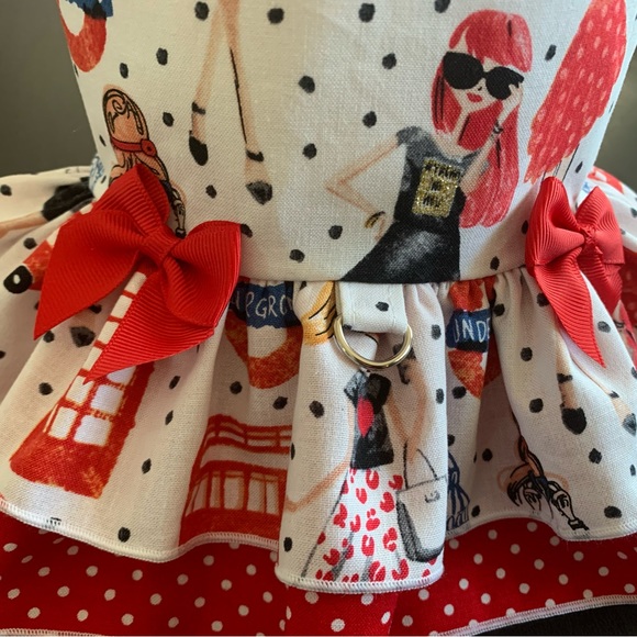 Dog harness dress handmade - Picture 5 of 5